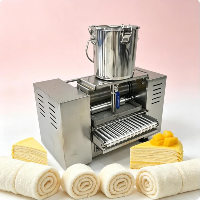 Crepe Maker Non Stick - 자동 두리안 레이어 케이크 스킨 스프링