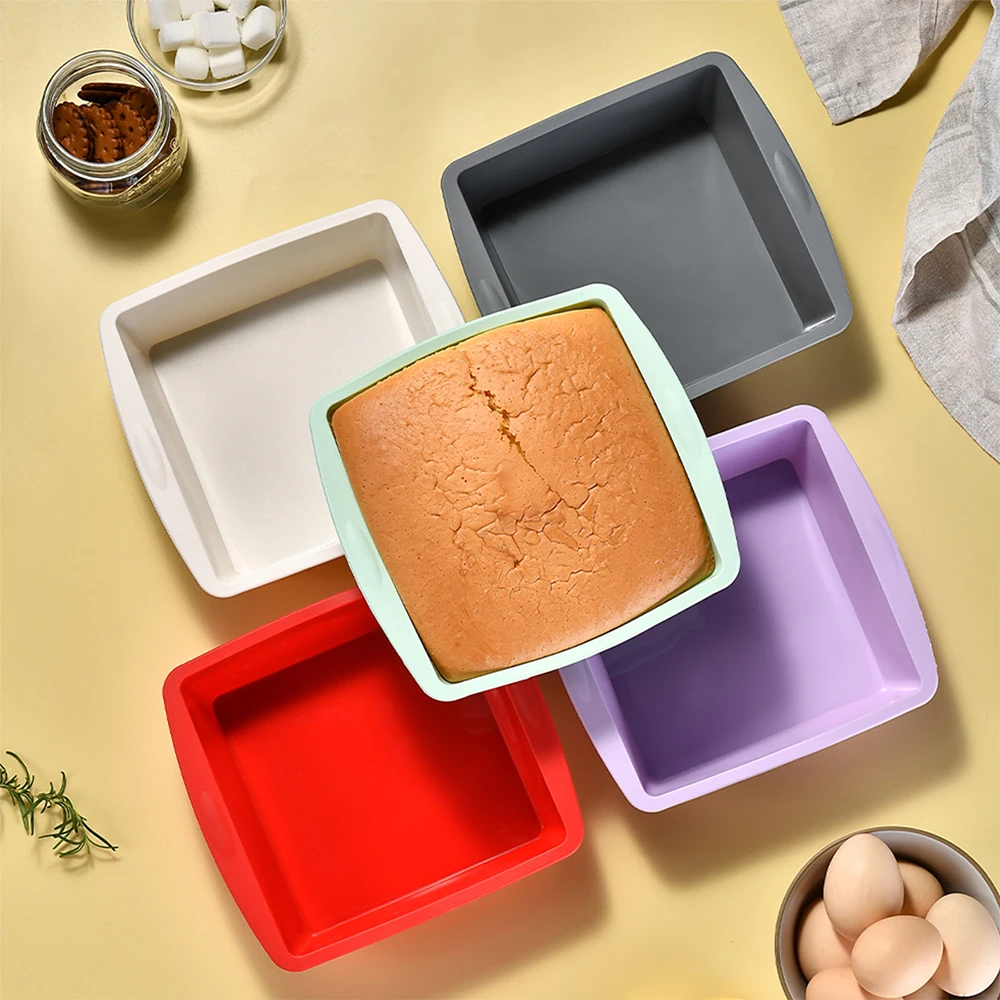 Kitchen Appliances On Sale - 실리콘 사각 케이크 몰드, 간편한 분리