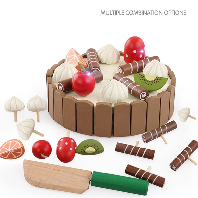Kitchen Appliances For Kids - 나무 어린이 주방 장난감 척 장난감