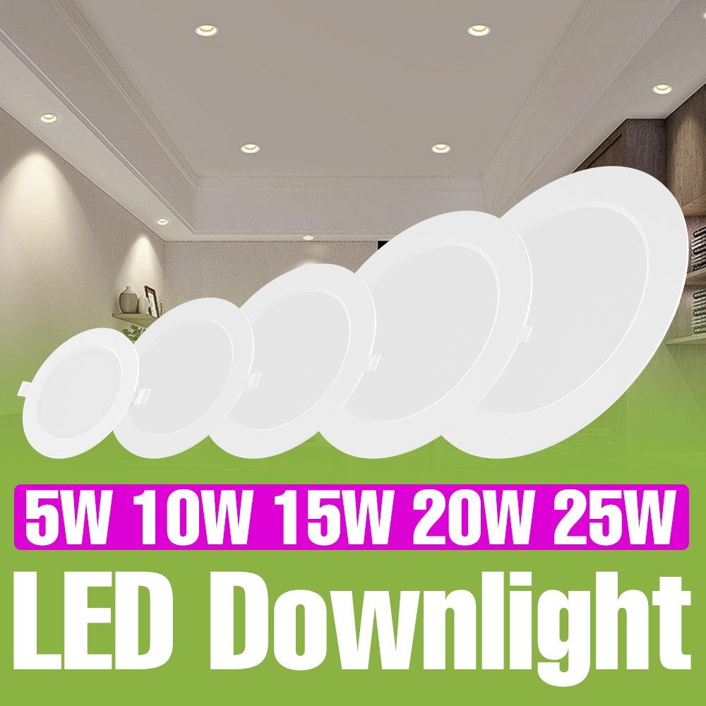 Kitchen Appliances In White - LED 천장등 매립형 원형 다운라이트 AC220V