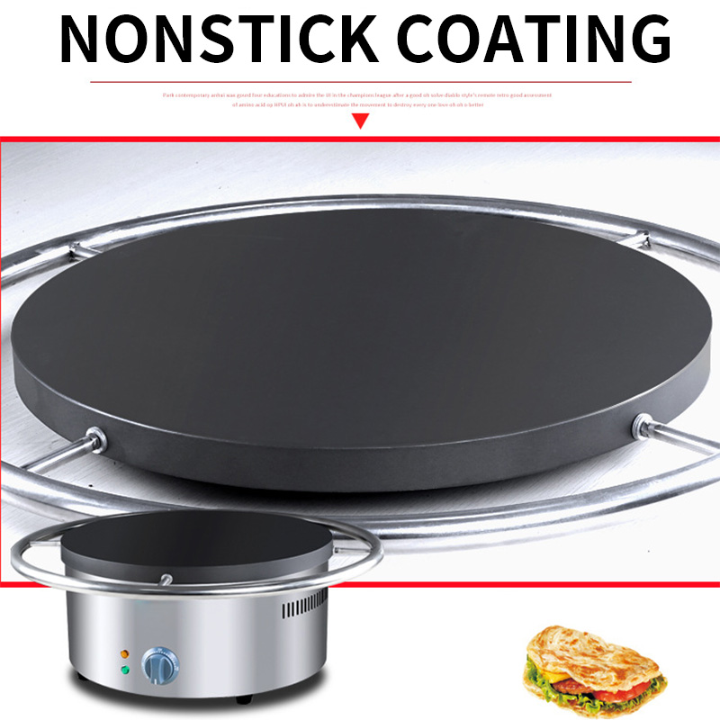 Crepe Maker Non Stick - 수동 회전식 전기 팬케이크 그릴, 전통