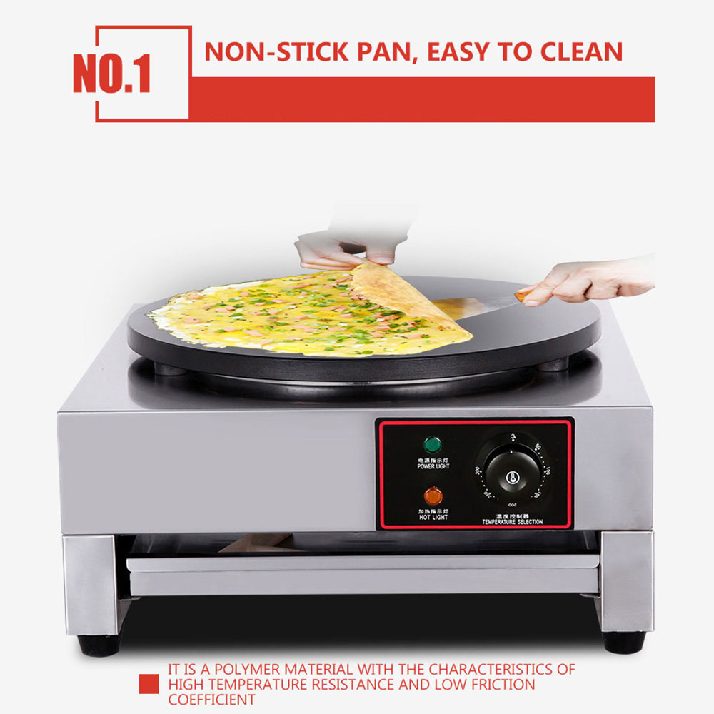 스테인리스 스틸 전기 크레페 메이커 피자 팬케이크 기계 - Crepe Maker Non Stick 리뷰 및 가격