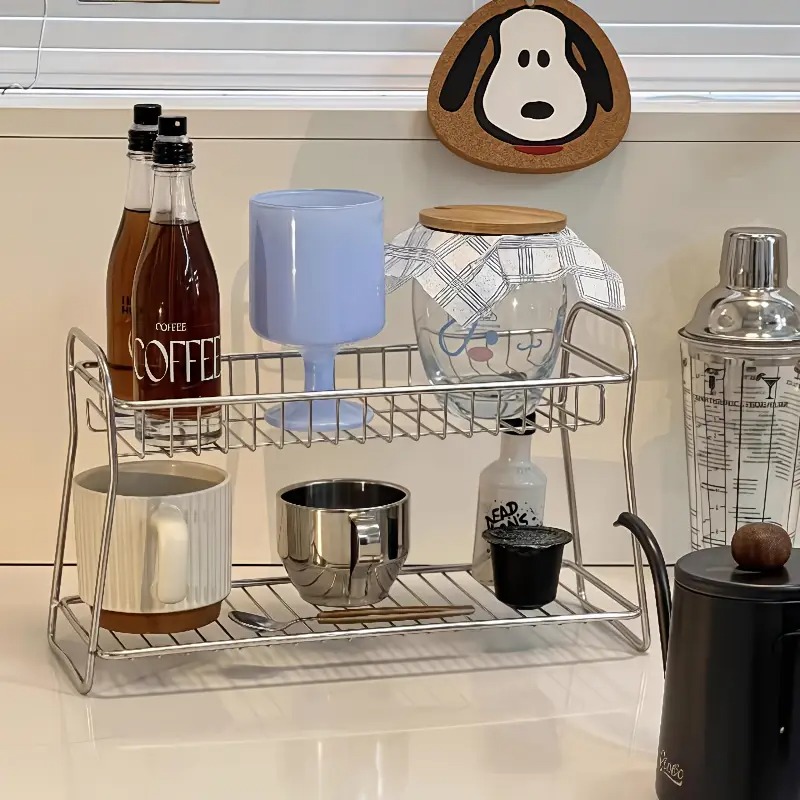 2단 카운터탑 수납 선반 - 주방, 욕실, 사무실, 화 - Kitchen Appliances Table 리뷰 및 가격