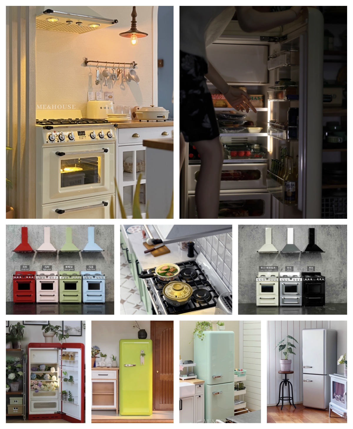 1/6 현대 소형 주방 ​​가구 Blythe/BJD 미 - Kitchen Appliances Refrigerators 리뷰 및 가격