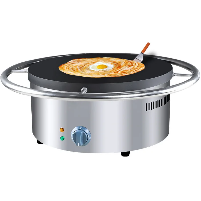 수동 회전식 전기 팬케이크 그릴, 전통 중국식 팬케이크 - Crepe Maker Non Stick 리뷰 및 가격
