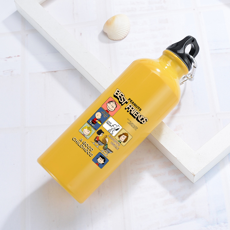 500ML 스누피 물컵 소녀 소년 만화 캐릭터 누수 방 - Kitchen Appliances Large 리뷰 및 가격