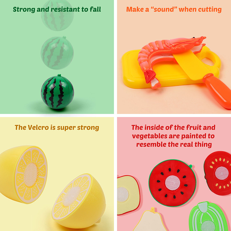 어린이 장난감 절단 과일과 야채 어린이를위한 설정 놀이 - Kitchen Appliances For Kids 리뷰 및 가격