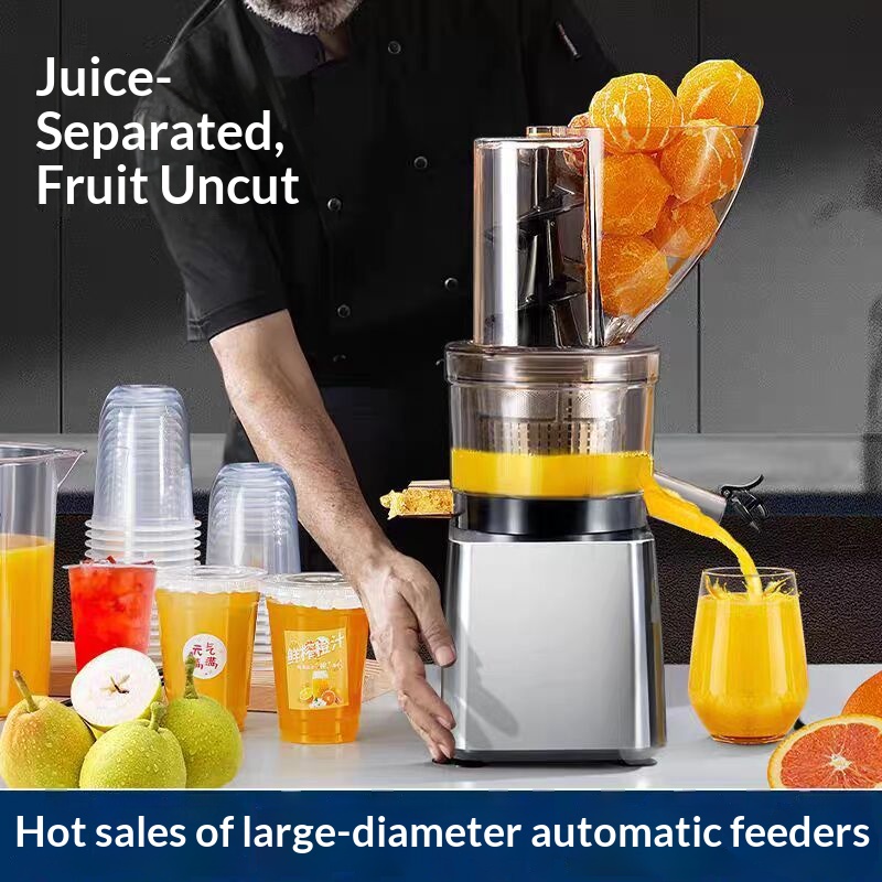 500W 고출력 실버 바디 냉압착 과일 주스용 광폭 투 - Juicer Cold Press Slow 리뷰 및 가격