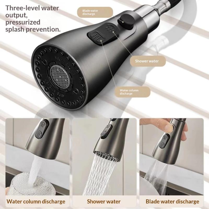 주방 풀아웃 수도꼭지 스프레이 노즐 3가지 모드 ABS - Kitchen Appliances Offers 리뷰 및 가격