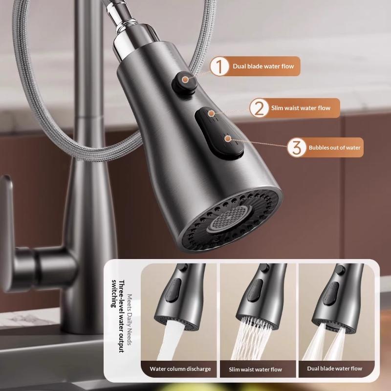 주방 풀아웃 수도꼭지 스프레이 노즐 3가지 모드 ABS - Kitchen Appliances Offers 리뷰 및 가격