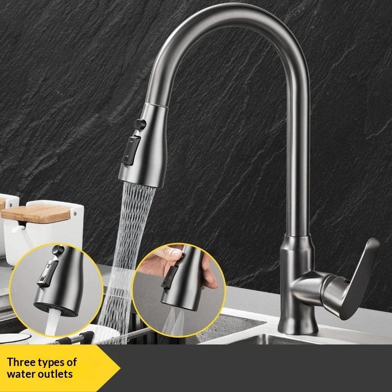 주방 풀아웃 수도꼭지 스프레이 노즐 3가지 모드 ABS - Kitchen Appliances Offers 리뷰 및 가격