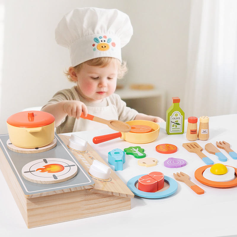 몬테소리 조기 교육용 나무 어린이 시뮬레이션 주방 놀이 - Kitchen Appliances For Kids 리뷰 및 가격