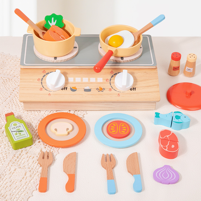 몬테소리 조기 교육용 나무 어린이 시뮬레이션 주방 놀이 - Kitchen Appliances For Kids 리뷰 및 가격