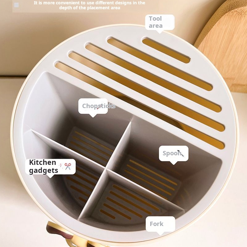 360 °   회전식 주방기구 홀더 포크 및 스푼 보관 - Kitchen Appliances Large 리뷰 및 가격