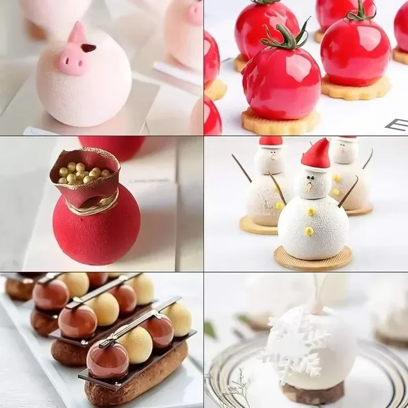 무스 케이크 베이킹 공 모양에 대한 3D 구형 실리콘  - Kitchen Appliances On Sale 리뷰 및 가격