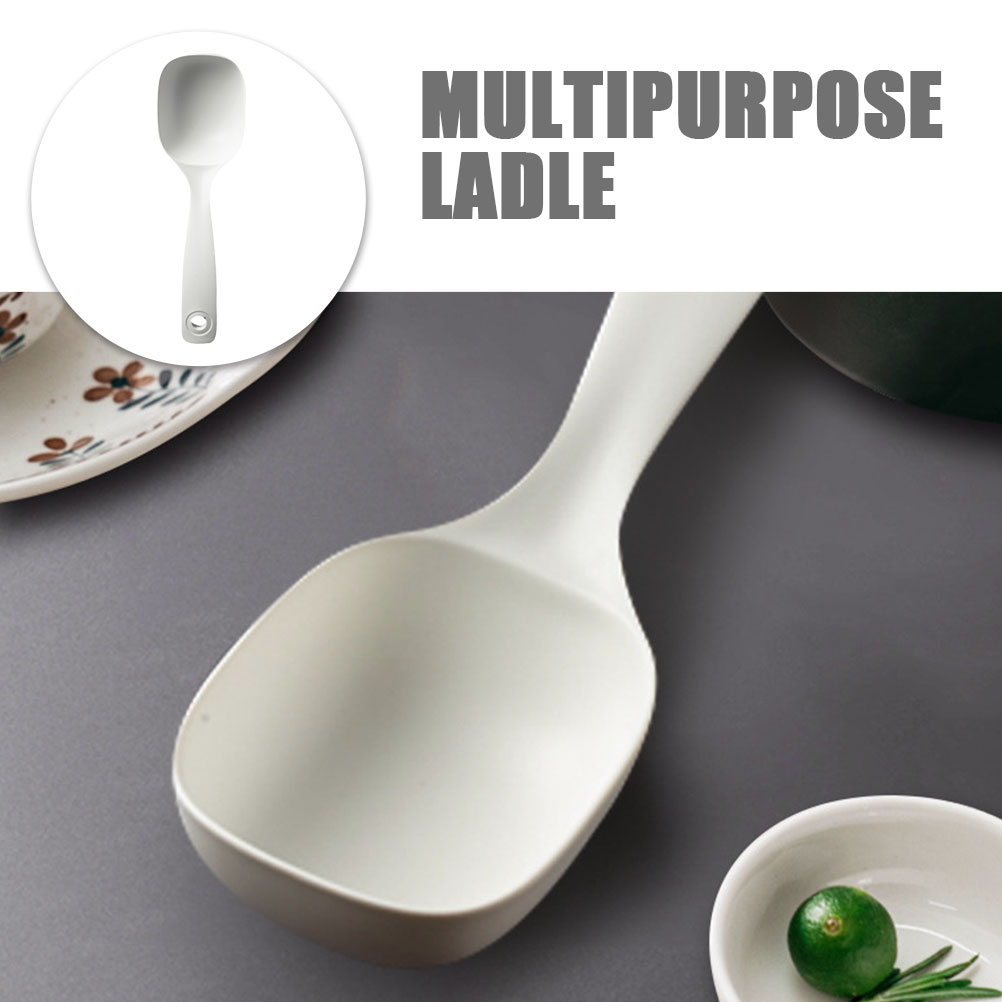 긴 손잡이 수프 국자 대형 교반 스푼 주방기구 흰색 실 - Kitchen Appliances Large 리뷰 및 가격