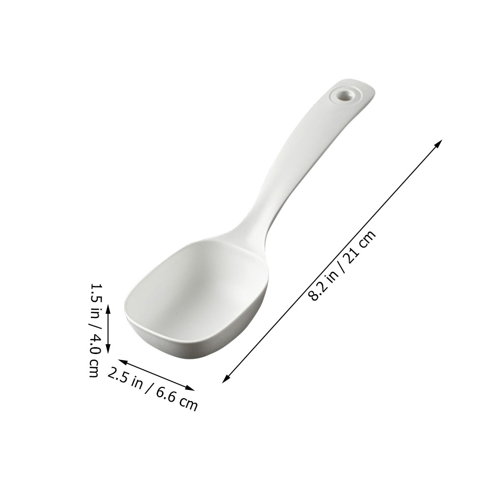 긴 손잡이 수프 국자 대형 교반 스푼 주방기구 흰색 실 - Kitchen Appliances Large 리뷰 및 가격