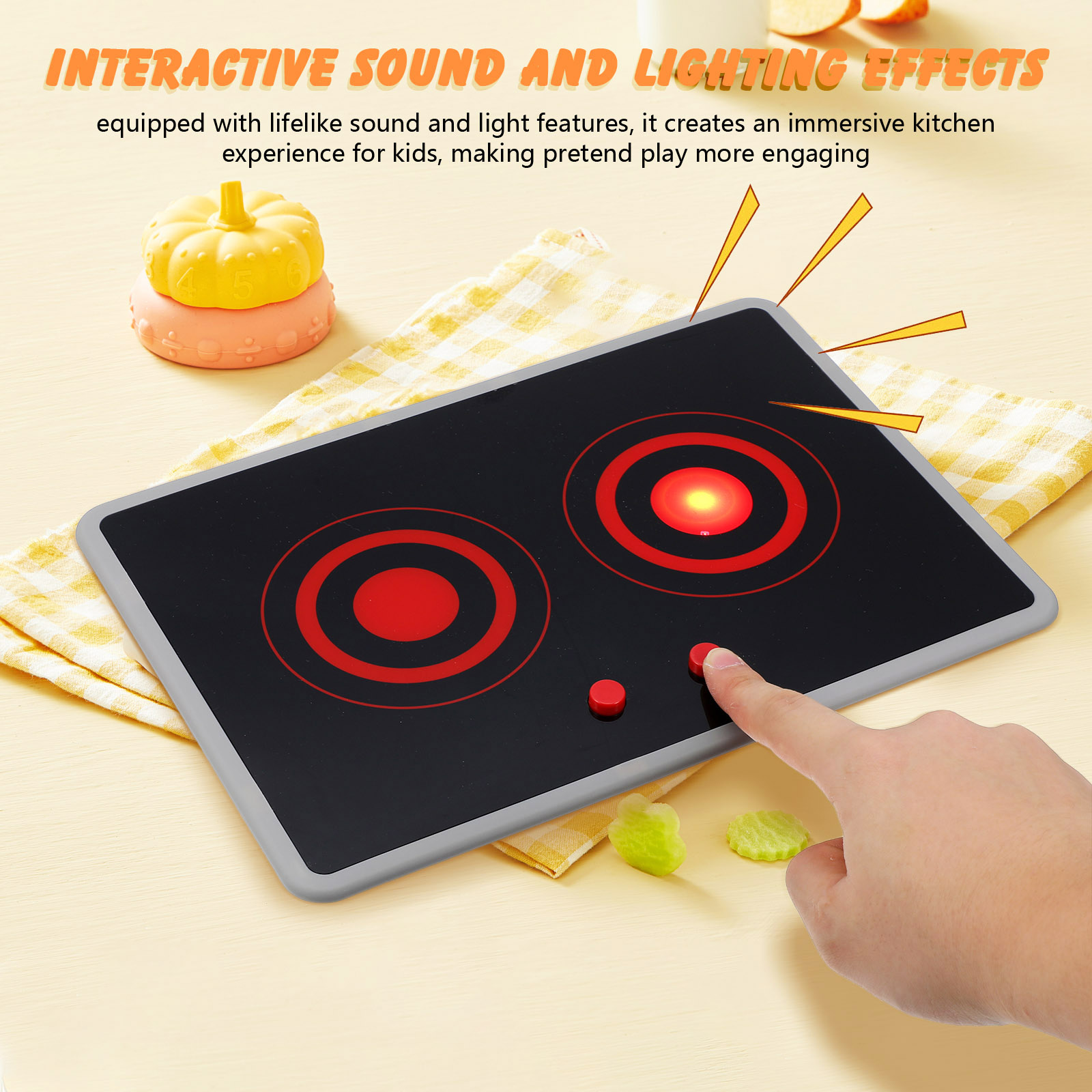 어린이 놀이 주방 가전제품, 소리와 빛이 나는 사실적인 - Kitchen Appliances For Kids 리뷰 및 가격