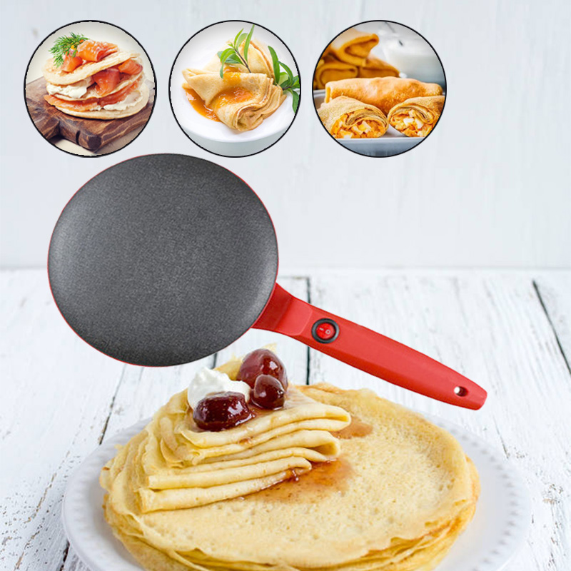 단면 가열 전기 크레페 메이커 가정용 화상 방지 손잡이 - Crepe Maker Non Stick 리뷰 및 가격
