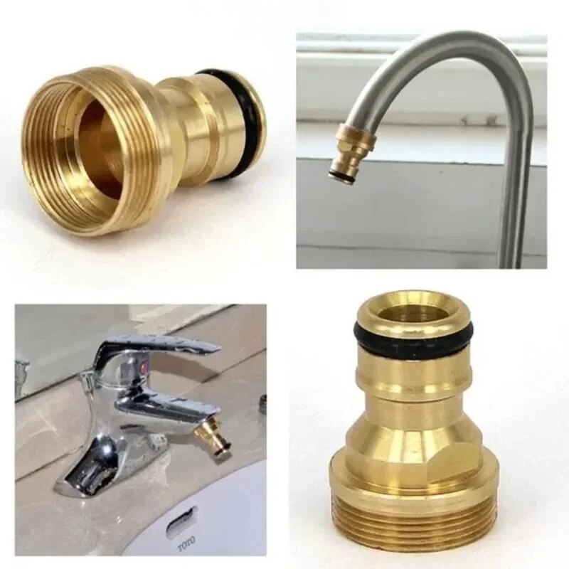 1/2/5PCS 유니버설 탭 주방 어댑터 황동 수도꼭지 - Kitchen Appliances Restaurant 리뷰 및 가격