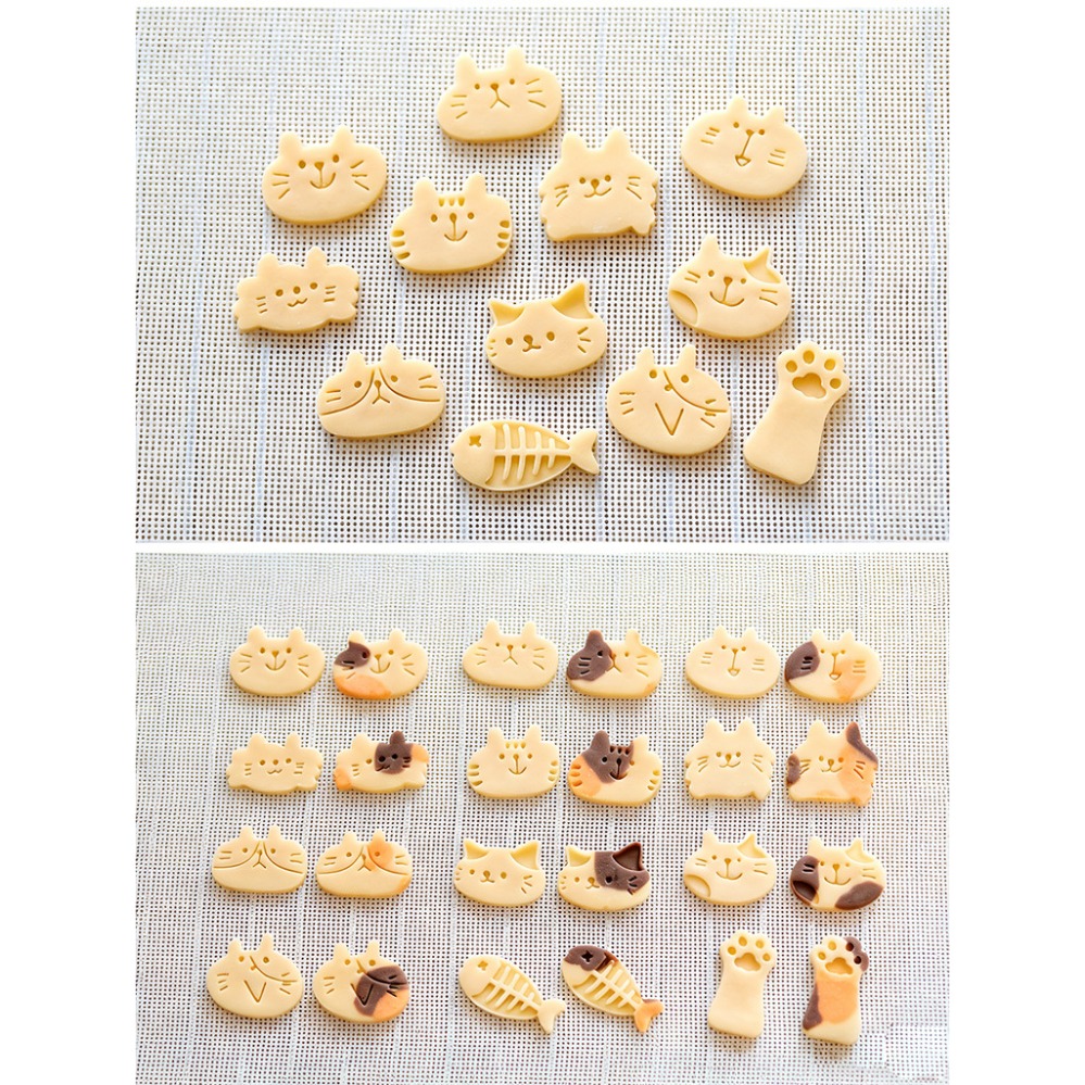 귀여운 새끼 고양이 DIY 스탬프 쿠키 커터 베이킹 몰 - Kitchen Appliances On Sale 리뷰 및 가격