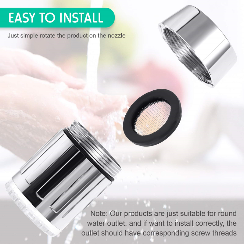 LED 온도 감지 수도꼭지 물 절약 주방 욕실 센서 7 - Kitchen Appliances Offers 리뷰 및 가격