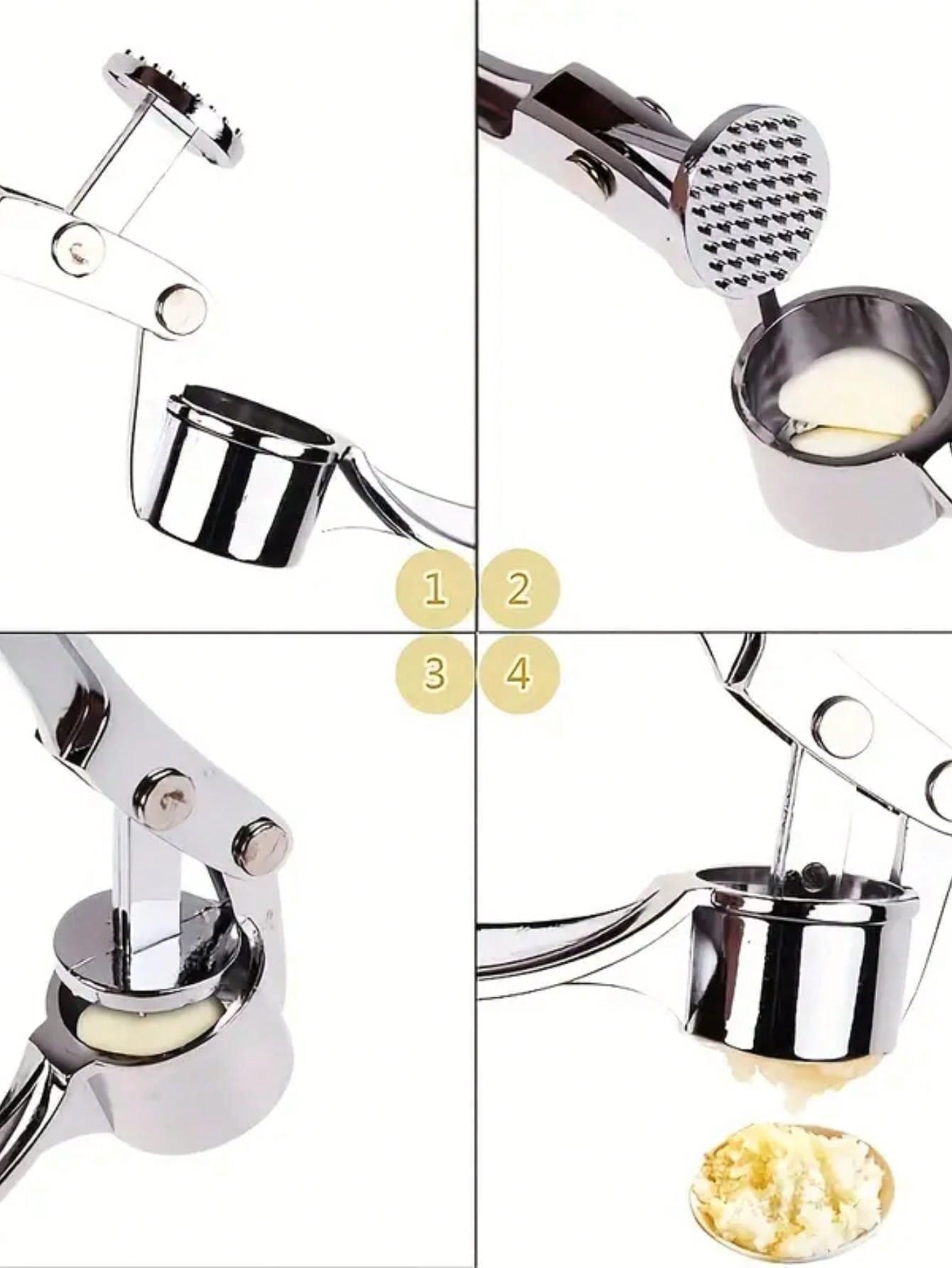 주방용 마늘 프레스 분쇄기 스테인리스 스틸 마늘 다지기 - Kitchen Appliances On Sale 리뷰 및 가격