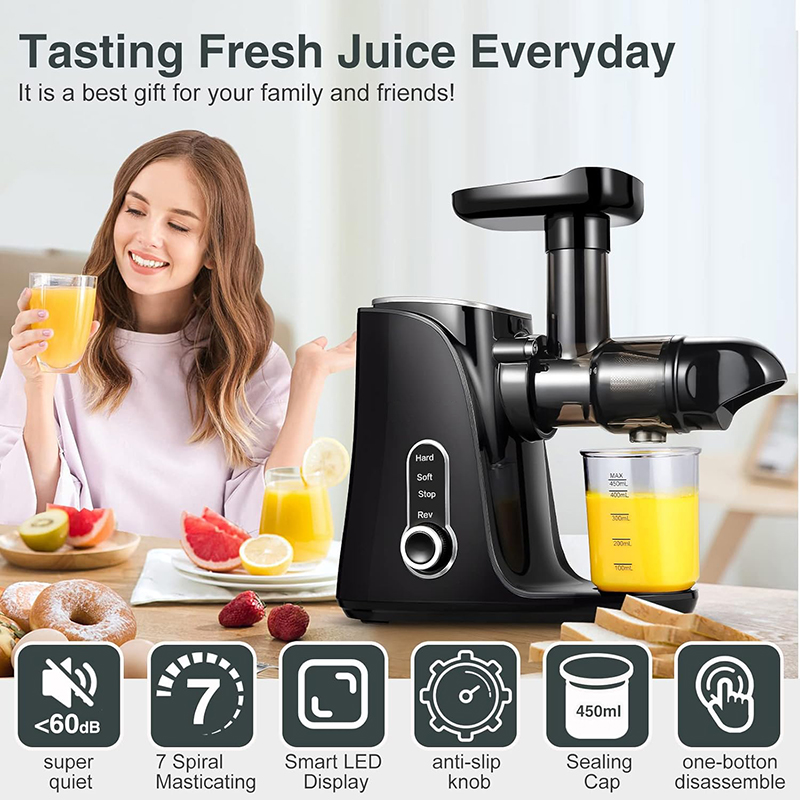&* QANA 주서기, 2단 속도 모드(500ML)를  - Juicer Cold Press Slow 리뷰 및 가격