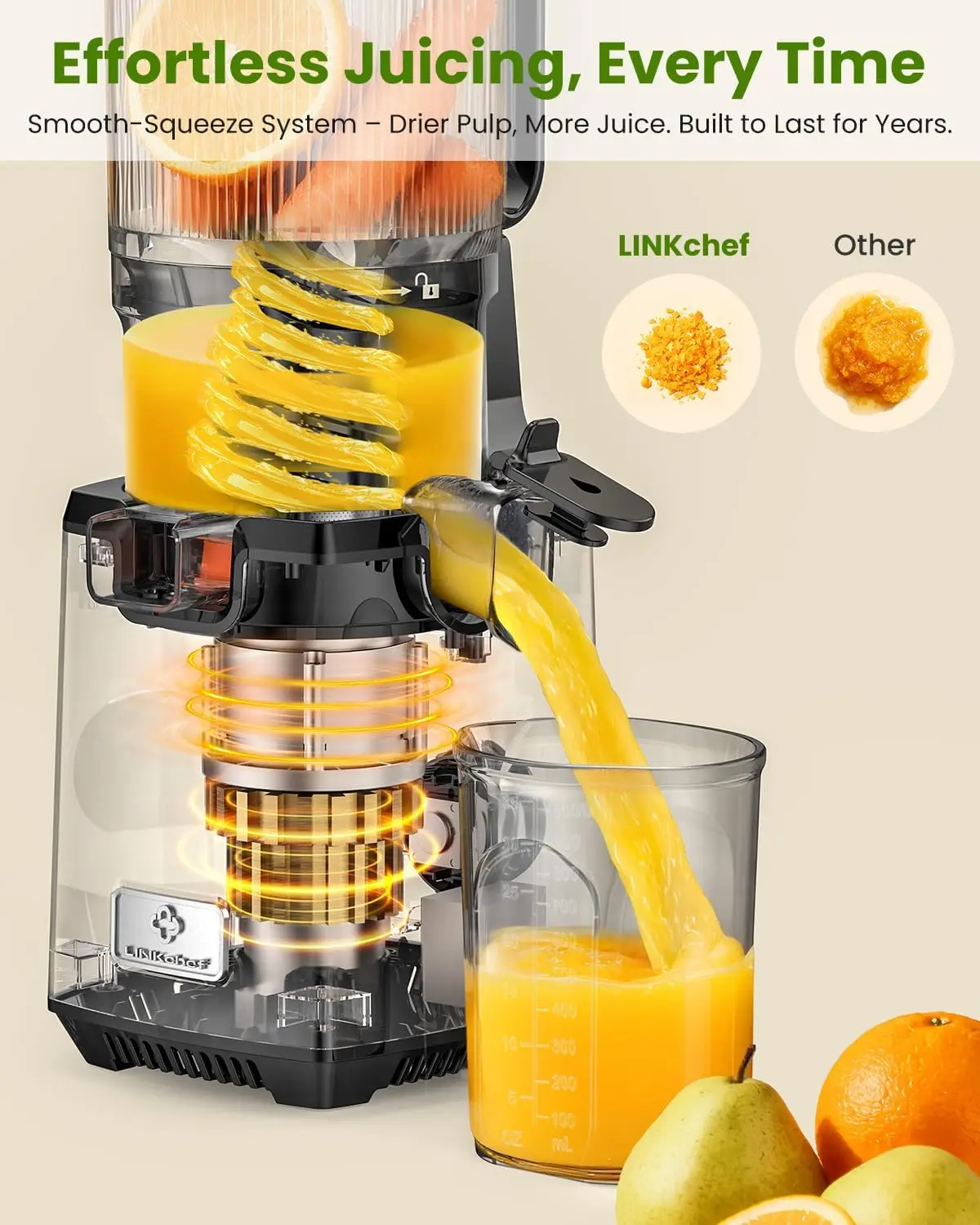 콜드프레스 주서 - 250W 주서기, 5.12인치 대형 - Juicer Cold Press Slow 리뷰 및 가격