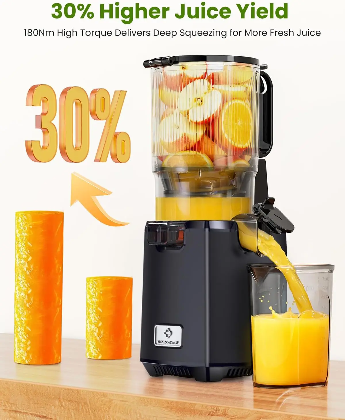 콜드프레스 주서 - 250W 주서기, 5.12인치 대형 - Juicer Cold Press Slow 리뷰 및 가격