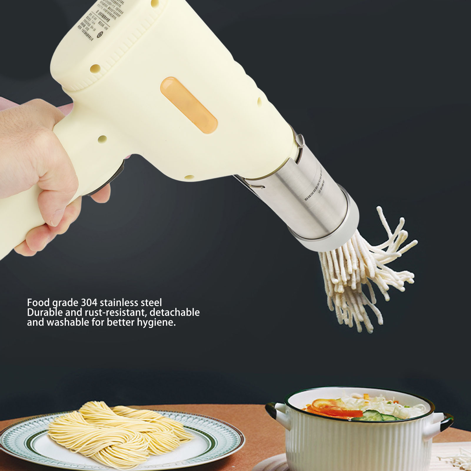 자동 전기 파스타 메이커 기계 무선 가정용 스테인리스  - Pasta Machine Electric 리뷰 및 가격