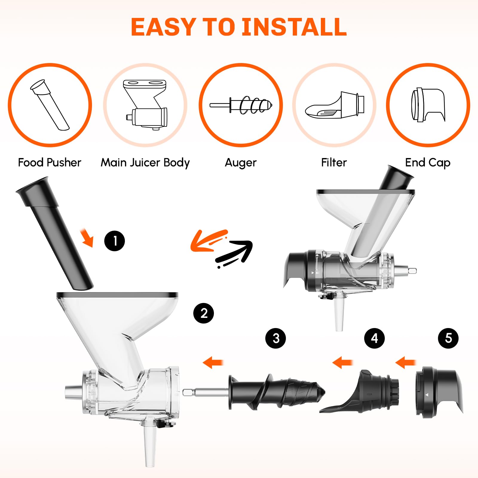 키친에이드 스탠드 믹서용 저속 냉압착 착즙기, 이중 공 - Juicer Cold Press Slow 리뷰 및 가격