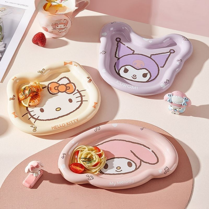 헬로키티 샐러드 접시 귀여운 카와이 산리오 프린트 패턴 - Kitchen Appliances Large 리뷰 및 가격