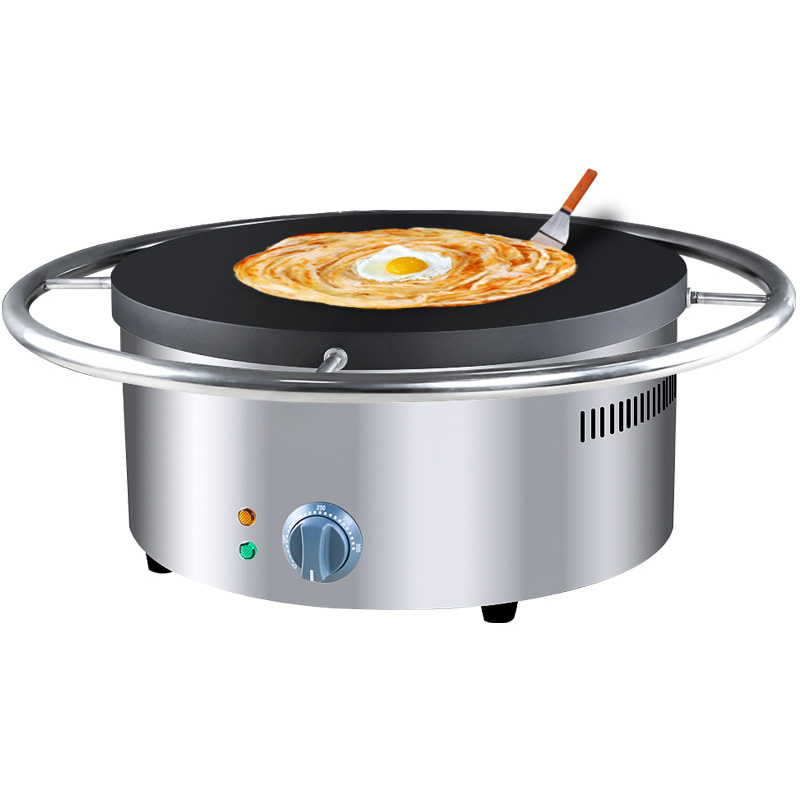 수동 회전식 전기 팬케이크 그릴, 전통 중국식 팬케이크 - Crepe Maker Non Stick 리뷰 및 가격