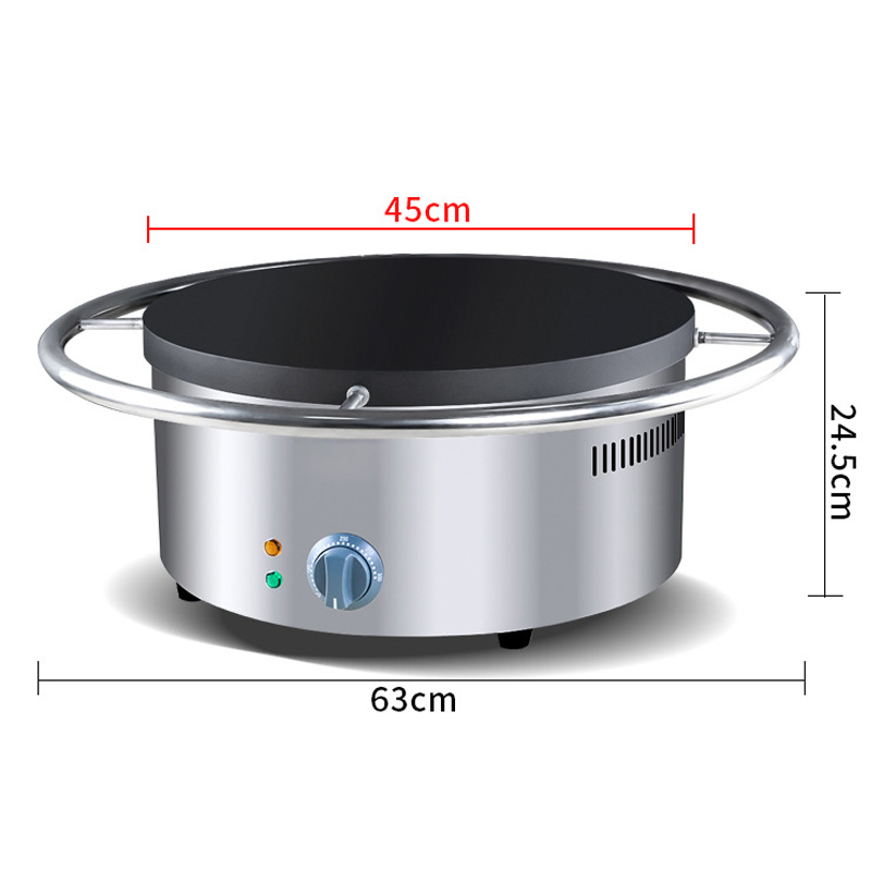 수동 회전식 전기 팬케이크 그릴, 전통 중국식 팬케이크 - Crepe Maker Non Stick 리뷰 및 가격